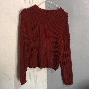 Women’s orange sweater